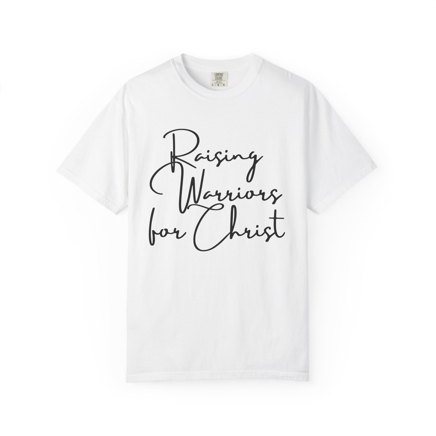 Unisex Garment-Dyed T-Shirt with 'Raising Warriors for Christ' Design - Faithful Apparel, Inspirational Christian Tee, Gifts for [...]