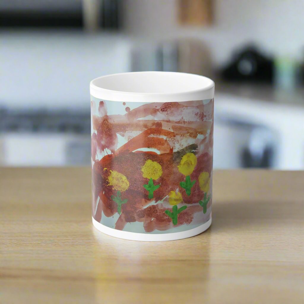 Personalized Kids' Artwork Color Morphing Mug