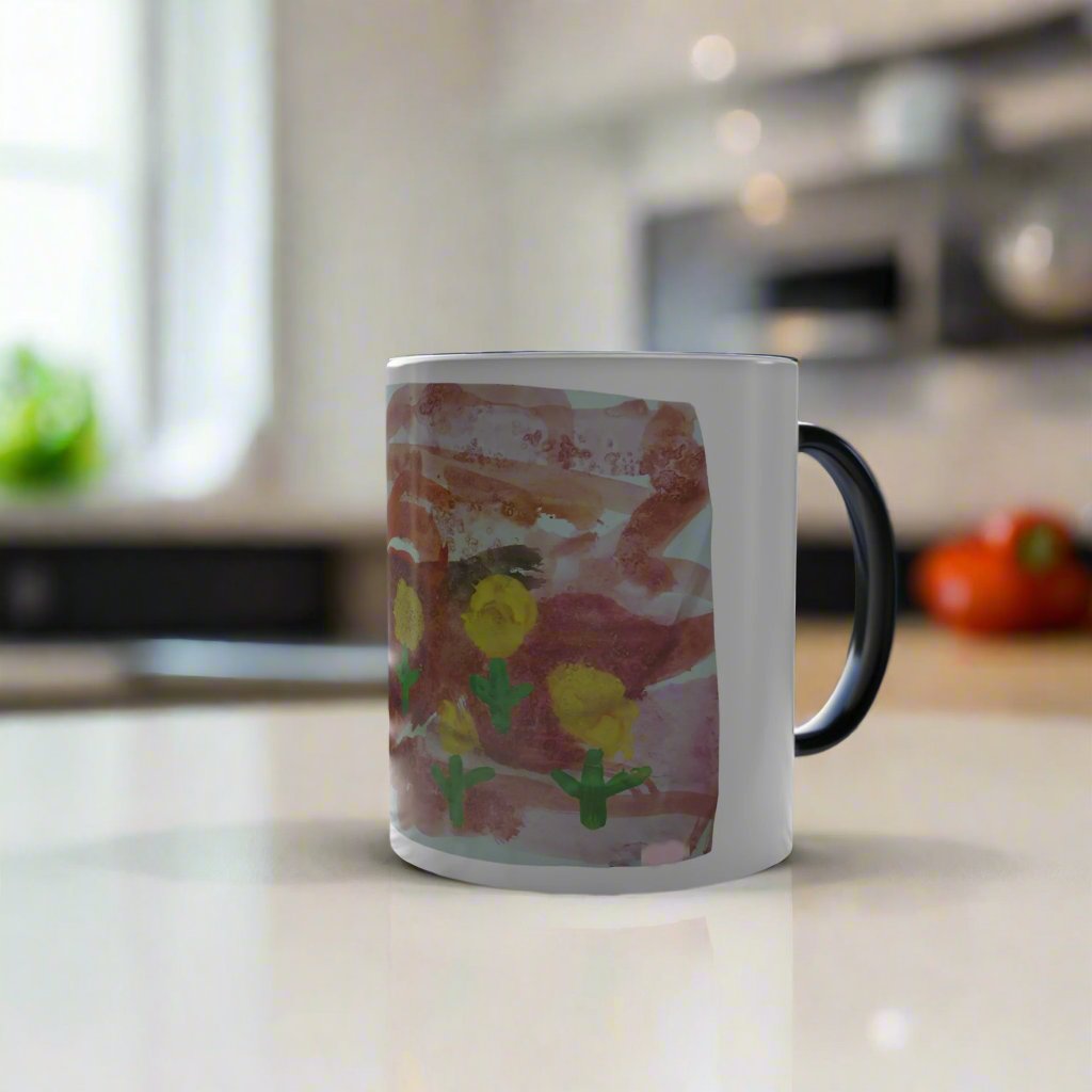 Personalized Kids' Artwork Color Morphing Mug