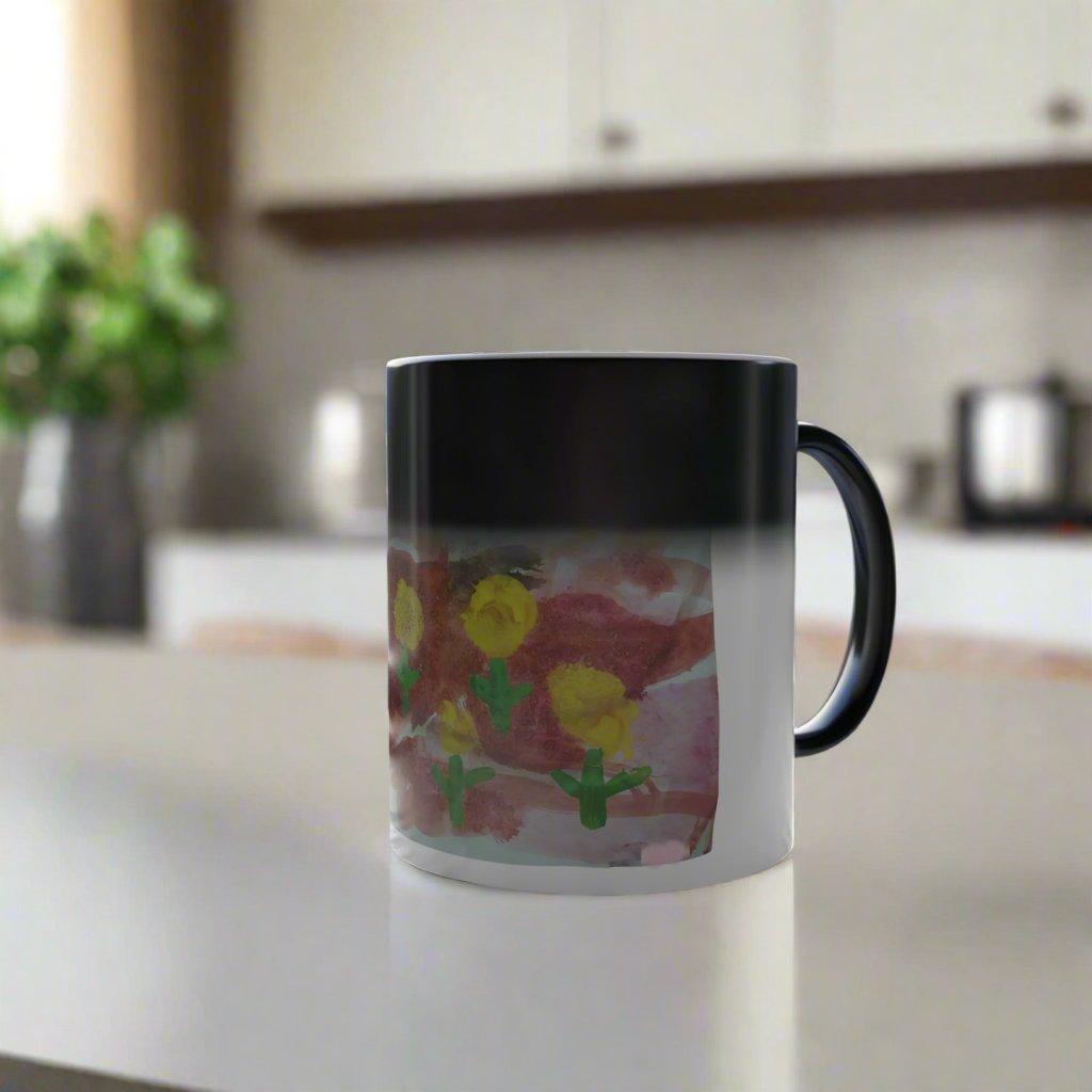 Personalized Kids' Artwork Color Morphing Mug