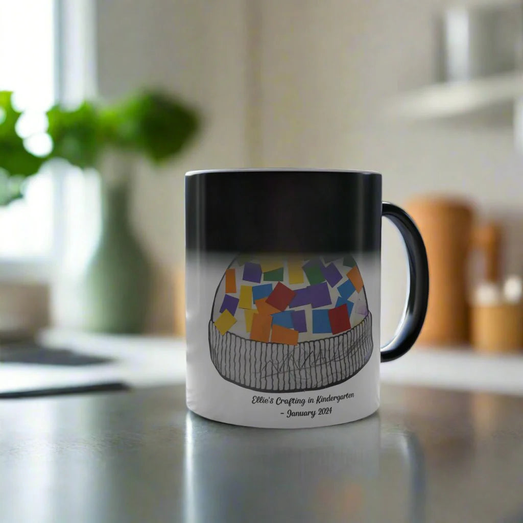 Personalized Kids' Artwork Color Morphing Mug